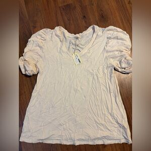 Cream puff Short Sleeve Top